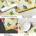 thumbnail image 6 of Pineapple Tropical Plant Kitchen Bathroom Rugs and Mats Set of 2s,Non Slip Cushioned Mat Runner Rug Doormat for Bathroom Kitchen,Sink,Laundry,Bathroom,Pineapple Home Decor,17x30+17x47inch, 6 of 7