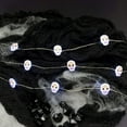thumbnail image 5 of LumaBase Battery Operated LED White Fairy String Lights with Sugar Skull Motif - Set of 2, 5 of 6