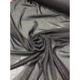 thumbnail image 3 of Lurex stripe silk chiffon 54” wide beautiful black  gold stripe silk chiffon., 3 of 8