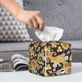 thumbnail image 6 of Kdxio Sunflowers Bee Print Tissue Box Cover,Square Decorative PU Leather Facial Paper Case Organizer Holder Dispenser for Bathroom,Night Stands,Desk,Car 5.2''X5.2''X5.2'', 6 of 8