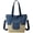 Blue, variant on Kukuzhu Canvas Hobo Shoulder Bag for Women Large Travel Crossbody Bag Shopping Handbag Purse