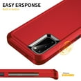 thumbnail image 6 of Designed for Samsung Galaxy S20 FE Heavy Duty Case, Triple Layer Protection Shockproof Dropproof Dustproof Anti-Scratch Phone Case Cover for Samsung Galaxy S20 FE,Red, 6 of 7