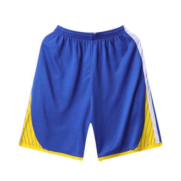 Mens Compression Pants Men's Athletic Basketball Shorts Mesh Thin Breathable Quick Dry Activewear with Pockets Pantalon Survetement Homme Blue M