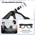 thumbnail image 4 of GJX Smart Glasses,8Mp Camera Glasses with Music&Call Features,Waterproof Smart Glasses for Men with Camera,Uv Protection,Anti-Blue Light Glasses Everyday Wear (Sunglasses), 4 of 12