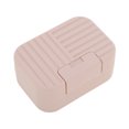 thumbnail image 1 of Ofertas Únicas 1 Pc Plato de Jabón Soporte de Jabón a Rayas para Baño Rosa, 1 of 6