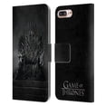 thumbnail image 1 of Head Case Designs Officially Licensed HBO Game of Thrones Key Art Iron Throne Leather Book Wallet Case Cover Compatible with Apple iPhone 7 Plus / iPhone 8 Plus, 1 of 6