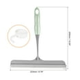 thumbnail image 2 of Uxcell Shower Squeegee Glass Wiper with 2 Hooks 255mm, Blue, 2 of 6
