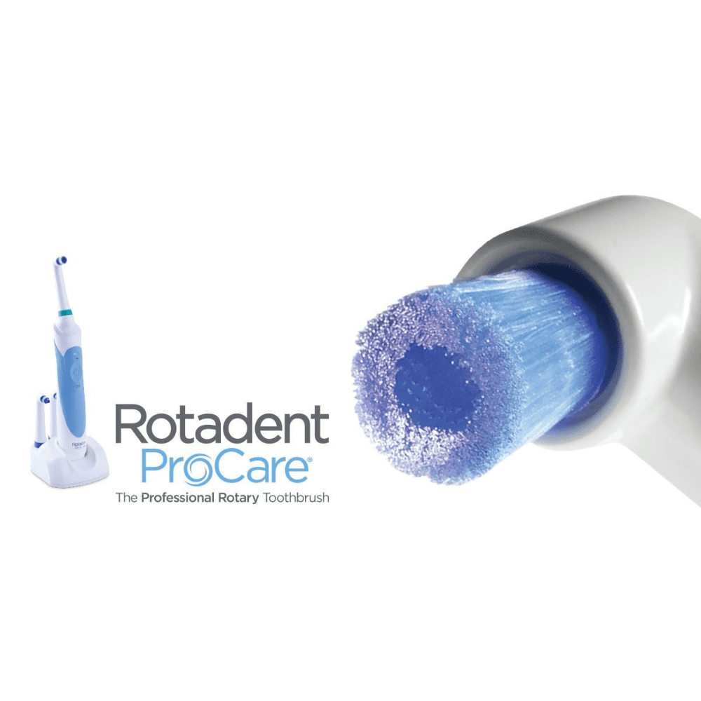 Rotadent ProCare Short-Tip Replacement Brush Head; FITS The ROTADENT PROCARE/Contour Toothbrush Models ONLY (Does NOT FIT The Classic, Legacy, OR Plus Models)â€¦