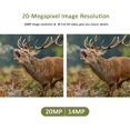 thumbnail image 3 of Trail Game Camera 20MP 4K Waterproof Hunting Scouting Cam for Wildlife Monitoring with 100° Detecting Range Motion Activated Night Vision 0.3s Trigger Speed 2.4” LCD IR LEDs, 3 of 8