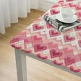 thumbnail image 4 of HAOXIT Square , Table Cloths Cover Washable Tabletop Pad Circle for Home Table Decor Weddings Birthday Gift 44''x44'', 4 of 7
