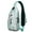 Greenish-blue-65, variant on Crossbody Sling Backpack for Women Men Maritime Mood Sailor Anchor Decor Shoulder Sling Crossbody Casual Chest Bag for Travel Sports Running Hiking