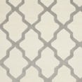 thumbnail image 5 of SAFAVIEH Cambridge Liam Geometric Wool Area Rug, Ivory/Silver, 4' x 4' Square, 5 of 6