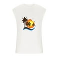 thumbnail image 4 of IROINNID Round Neckline Tank Tops For Men Sleeveless Sports Tank Tops Vest Pullover Graphic Print Tops, 4 of 5