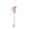 

YFMHA Angel Tears Diamond Crystal Light Catching Wind Chimes Hanging Sunburst Pendant