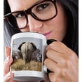 thumbnail image 2 of 3drose, Namibia, Etosha Np, Okerfontein Waterhole. Rear View of Elephant., 11oz Two-tone Black Mug, 2 of 6