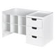 thumbnail image 2 of Set de 2 Organizadores de Escritorio Minimalistas LITEM | PVC Resistente con 6 Compartimentos y 3 Cajones | Color Blanco | Diseño Moderno y Funcional Blanco, 2 of 5