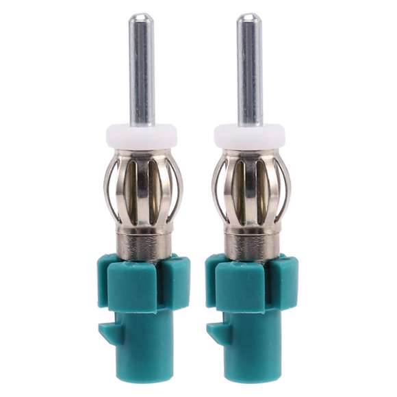 2X Car Stereo Antenna Adapter FM AM Radio Connector - Fakra to DIN Antenna Plug Converter for Car Receiver