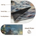 thumbnail image 6 of 3'x5' Area Rugs, Coastal Christmas Tree Indoor Outdoor Area Rug for Living Room Bedroom, Xmas Tree Beach Nautical Washable Bathroom Rugs Kitchen Floor Carpet Mats Home Decor Aesthetic, 6 of 8