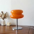 thumbnail image 5 of Glass Table Lamp Trichromatic Dimming Living Room Atmosphere Lamps Eye Protection Night Light GirlBedroom US Plug, 5 of 5