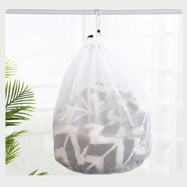 wolftale Mesh Laundry Wash Bag Lingerie Socks Underwear Washing Machine Clothes Protection Net - M - A - Fine Net