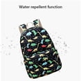 thumbnail image 4 of Mochila escolar Qarigey 3 en 1 con diseño de dinosaurio Mochila de viaje impermeable y ligera, 4 of 6