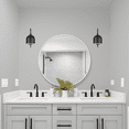 thumbnail image 3 of Prominence Home 2-Pack Matte Black Battery-Operated LED Wall Sconce with Metal Shade, 3 of 13