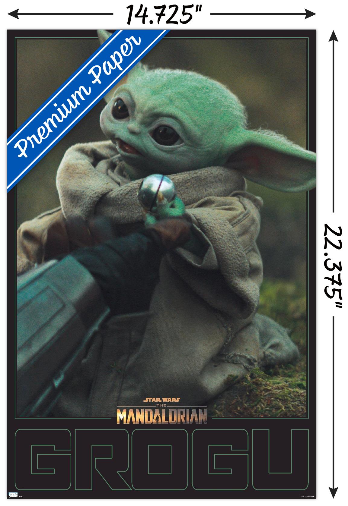 Star Wars The Mandalorian Season 2 - Grogu Wall Poster, 14.725" x 22.375"