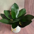 thumbnail image 4 of Allume 2Pcs Simulation Phalaenopsis Leaf Decor Flowers Orchid Leaves Micro Landscape Decor Green, 4 of 11