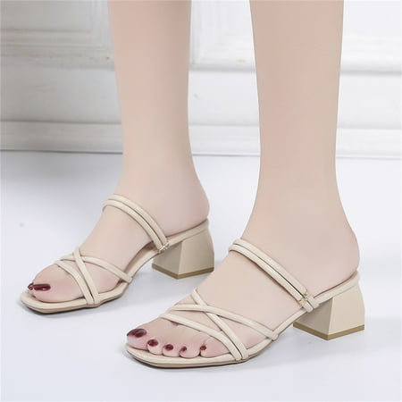

Women s Ladies Fashion Casual Solid Open Toe Platforms Sandals Beach Shoes Black 6.7996