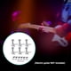 thumbnail image 2 of Clavija de afinación 6 Sintonizadores de cierre de guitarra eléctrica en línea derecha Sintonizadores de bloqueo sellados de guitarra cromada Cabezas de sintonización de la máquina 1:18 Compatible con Maboto Clavija de afinación, 2 of 6
