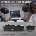 thumbnail image 5 of VEVOR Electric Drum Set, 32 Drum Kits & 480 Sounds Electronic Drum Kit, USB MIDI Supported 10 in Quiet Mesh Snare Electric Drum Set with 10 in Cymbals Drum Sticks & Pedals, for Beginners & Adults, 5 of 9