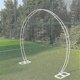 thumbnail image 2 of Soporte de fondo de globo de flores de cenador de jardín con marco de arco de boda de Metal redondo Xxl, 2 of 3