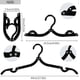thumbnail image 3 of Travel Hanger Portable Folding Hanger Foldable Clothes Drying Rack, 3 of 5