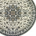 thumbnail image 2 of HomeRoots 507698 5 x 8 ft. Ivory Oriental Stain Resistant Indoor & Outdoor Rectangle Area Rug, 2 of 4