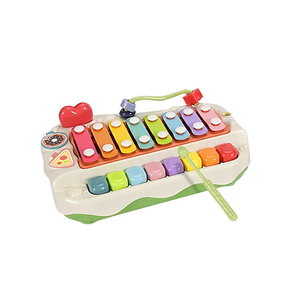 jovati Kids Music Toys Piano Keyboard Xylophone 2 in 1 Electronic Instrument