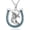Horseshoe A, variant on Turquoise Horseshoe Pendant Necklace for Women 925 Sterling Silver Horseshoe Pendant Western Gift for Women Men