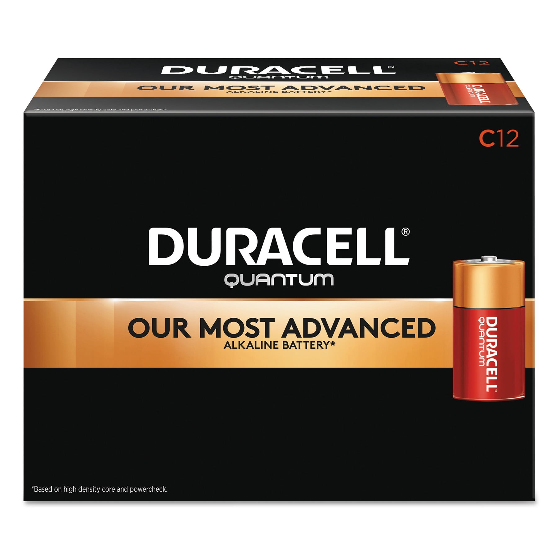 Duracell Quantum Alkaline Batteries C 12 Ct Durqu1400