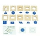 thumbnail image 1 of Juguetes de rompecabezas con forma de madera, juguete Montessori, rompecabezas para bebés con actividades motoras finas, tablero de clasificación de f, 1 of 9