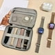thumbnail image 3 of Bolsa de almacenamiento Correa de reloj inteligente Organizador de correa de reloj de viaje para iWatch Negro Hugtrwg Para estrenar, 3 of 9