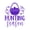 PURPLE, variant on Easter Day Vinyl Wall Art Decal - Hunting Season - 28" x 23" - Eggs Resurrection Sunday Pascha Holiday Modern Cute Home Living Room Bedroom Apartment Nursery Playroom Decor