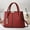 Wine Red, variant on Ladies Handbag Designer Shoulder Tote Bag Women Crossbody Leather Handbags Purse-Wine Red