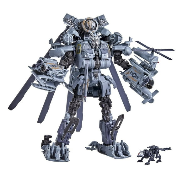 Transformers Toys Studio Series 73 Leader Class Transformers: Revenge of the Fallen Grindor and Ravage Action Figure - Kids Ages 8 and Up, 8.5-inch