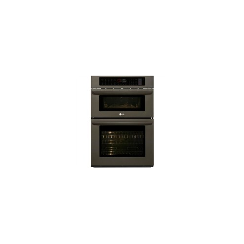 LG LWC3063BD 30” Combi Wall Oven with Crisp Convecton, EasyClean, Black