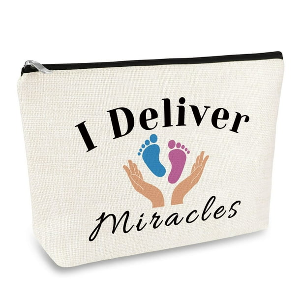 Bolsa De Maquillaje De Regalo Para Partera, Regalo Para Mujer, Regalo De Enfermera Doula, Regalo De Agradecimiento Para Médico Obgyn, Bolsa De Cosméticos, Regalo De Agradecimiento Para Partera, Doula,