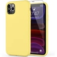 thumbnail image 1 of IBAOLEA iPhone 11 Pro Max Case with Screen Protector,Soft Liquid Silicone Gel Rubber Bumper Cover,Slim Fit Shockproof Protective Phone Case for iPhone 11 Pro Max 6.5" Yellow, 1 of 8