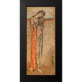 thumbnail image 2 of Whistler, James McNeill 12x24 Black Modern Framed Museum Art Print Titled - The Purple Iris 1870, 2 of 5