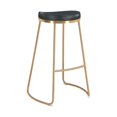 thumbnail image 1 of Bree Faux Lether Bar Stool Black 30.5" (Set of 2), 1 of 6
