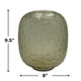 thumbnail image 5 of Bergamo Art 10" Decorative Handmade Glass Light Smoke Patterned Vase, 5 of 6