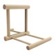 thumbnail image 1 of Soporte Para Pájaros Domésticos Diseño De Madera Ideal Para Todo Tipo De Pájaros Duradero Y Versátil Mejora El Bienestar Y La Comodidad De Los Pájaros, 1 of 6