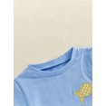 thumbnail image 6 of BemeyourBBs Toddler Boys Summer Outfits Fish Embroidery T-Shirts Shorts Set, 6 of 9